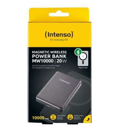 POWER BANK USB 10000MAH MAG/GREY 7344034 INTENSO