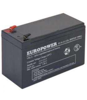 BATTERY 12V 9AH VRLA/EV9-12 T2 EUROPOWER EMU