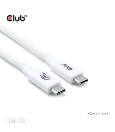 CABLE USB-C TO USB-C 1.2M/WHITE CAC-1572 CLUB3D