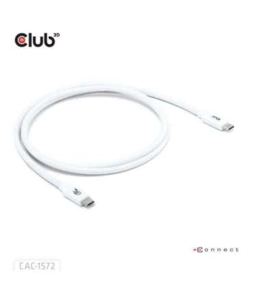 CABLE USB-C TO USB-C 1.2M/WHITE CAC-1572 CLUB3D