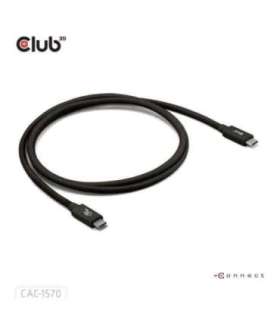 CABLE USB-C TO USB-C 1.2M/BLACK CAC-1570 CLUB3D
