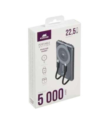 POWER BANK WRL 5000MAH/MAGSAFE+IWATCH VA2607 RIVACASE