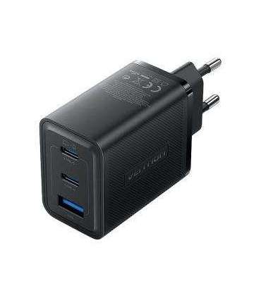MOBILE CHARGER WALL 65W USB/3P BLACK FERB0-EU VENTION
