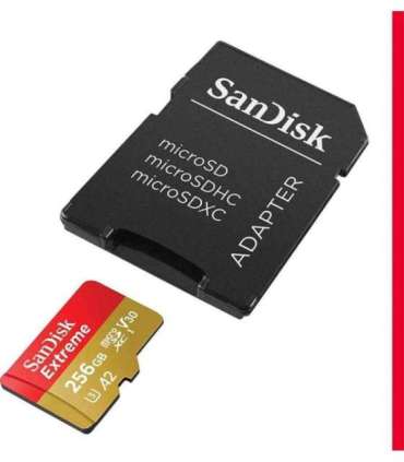 MEMORY MICRO SDXC 256GB UHS-I/W/A SDSQXAV-256G-GN6MA SANDISK