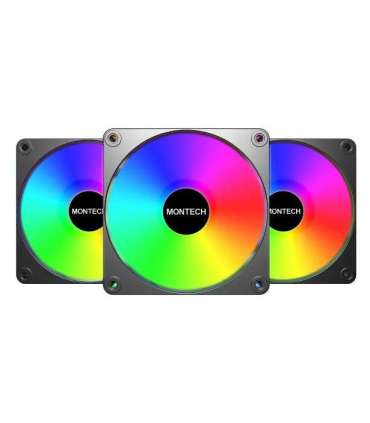 CASE FAN 120MM GF120R V2/ARGB PWM 3I1 (B) MONTECH