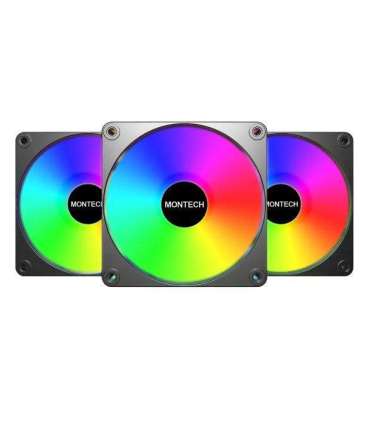 CASE FAN 120MM GF120 V2/ARGB PWM 3I1(B) MONTECH
