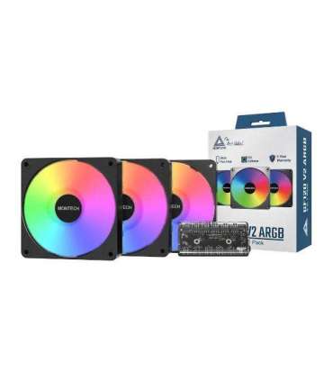 CASE FAN 120MM GF120 V2/ARGB PWM 3I1(B) MONTECH