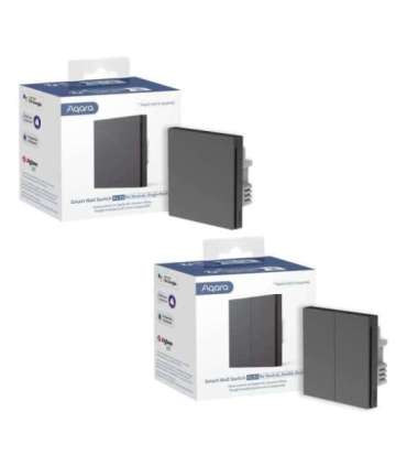 SMART HOME WIRED SWITCH SINGLE/WS-EUK01 GREY AQARA