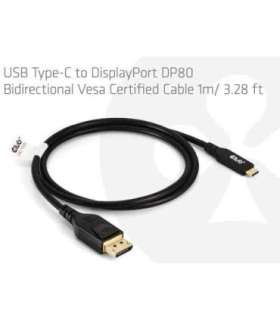 CABLE USB-C TO DP 1M/M/M CAC-1559 CLUB3D