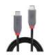 CABLE USB4 240W TYPE C 0.8M/40GBPS ANTHRA LINE 36956 LINDY