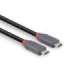 CABLE USB4 240W TYPE C 0.8M/40GBPS ANTHRA LINE 36956 LINDY