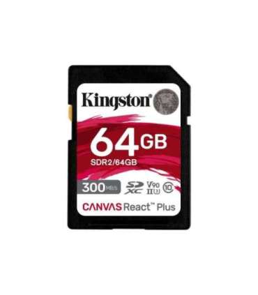 MEMORY SDXC 64GB C10/SDR2/64GB KINGSTON