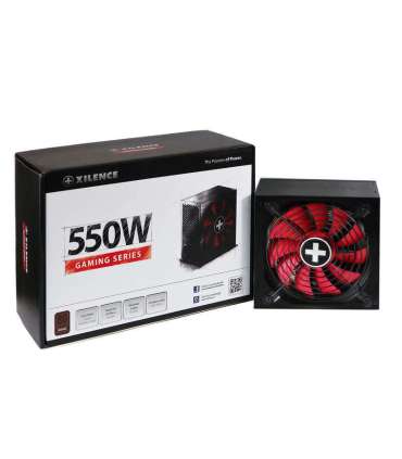 Power Supply|XILENCE|550 Watts|Efficiency 80 PLUS BRONZE|PFC Active|XN215