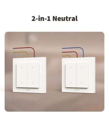 SMART HOME LIGHT SWITCH H2/WS-K08D AQARA