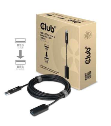 CABLE USB3.2 5M/M/F CAC-1411 CLUB3D