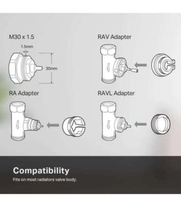 SMART HOME RADIATOR THERMOSTAT/KE100 KIT TP-LINK