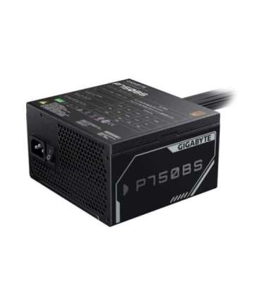 Power Supply|GIGABYTE|GP-P750BS|750 Watts|Efficiency 80 PLUS BRONZE|PFC Active|MTBF 100000 hours|GP-P750BS