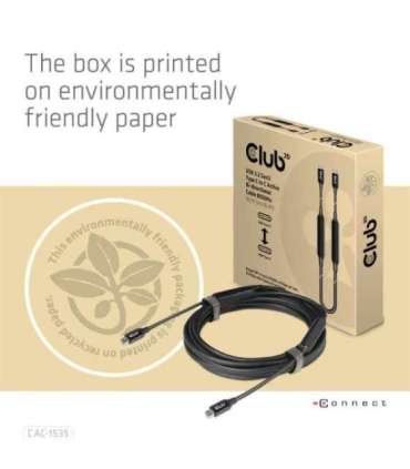 CABLE USB-C TO USB-C 5M/M/M CAC-1535 CLUB3D