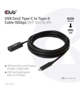 CABLE USB-C TO USB 5M/M/F CAC-1536 CLUB3D