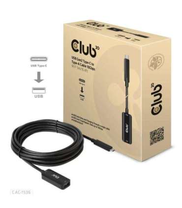 CABLE USB-C TO USB 5M/M/F CAC-1536 CLUB3D