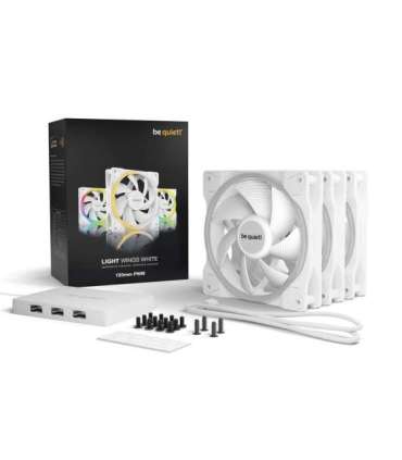 CASE FAN 120MM LIGHT WINGS PWM/WHITE PWMBL100 BE QUIET