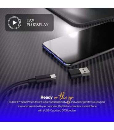 MICROPHONE SOLUM VOICE USB-C/EY1B014 ENDORFY