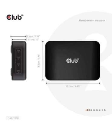 MOBILE CHARGER 4PORT/GAN 240W CAC-1918 CLUB3D