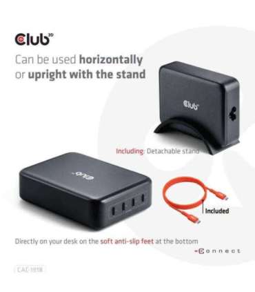 MOBILE CHARGER 4PORT/GAN 240W CAC-1918 CLUB3D