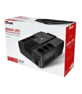 UPS|TRUST|800 VA|Wave form type Simulated sinewave|Desktop/pedestal|23326