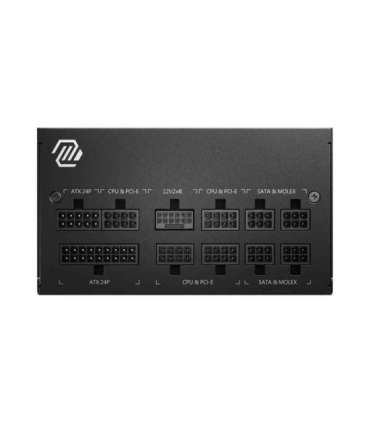 Power Supply|MSI|750 Watts|Efficiency 80 PLUS GOLD|PFC Active|MAGA750GLPCIE5
