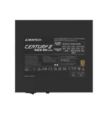 Power Supply|MONTECH|CENTURY II|ATX|850 W|CENTURYII850