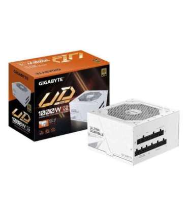 Power Supply|GIGABYTE|UD1000GM PG5 ICE|ATX 3.1|1000 Watts|Efficiency 80 PLUS GOLD|PFC Active|MTBF 100000 hours|GP-UD1000GMPG5