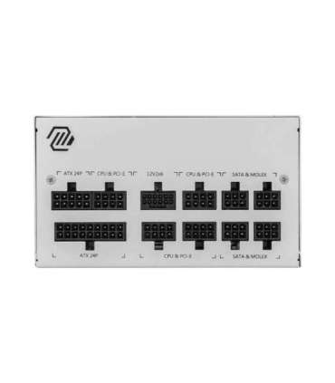 Power Supply|MSI|850 Watts|Efficiency 80 PLUS GOLD|PFC Active|MAGA850GLPCIE5WHITE