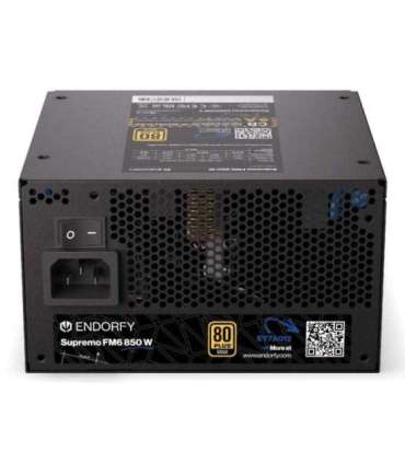 Power Supply|ENDORFY|SUPREMO FM6|850 Watts|Efficiency 80 PLUS GOLD|MTBF 100000 hours|EY7A012