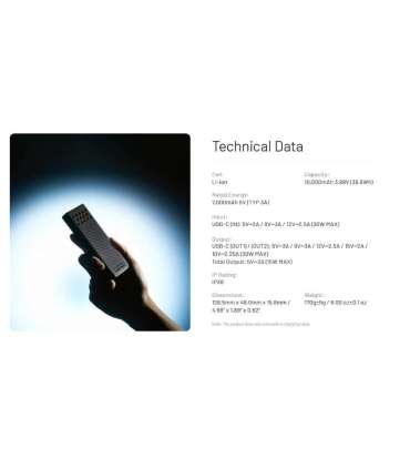 POWER BANK 10000MAH/CARBO 10000 G2 ORANGE NITECORE