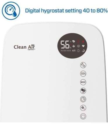 HUMIDIFIER WITH IONIZER/CA-607WSMART CLEAN AIR OPTIMA