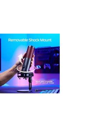 MICROPHONE HYPERX QUADCAST 2/BLACK 872V1AA HYPERX