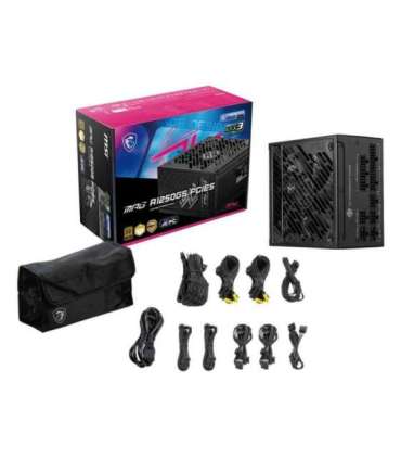 Power Supply|MSI|MPG A1250GS PCIE5|1250 Watts|Efficiency 80 PLUS GOLD|MPGA1250GSPCIE5