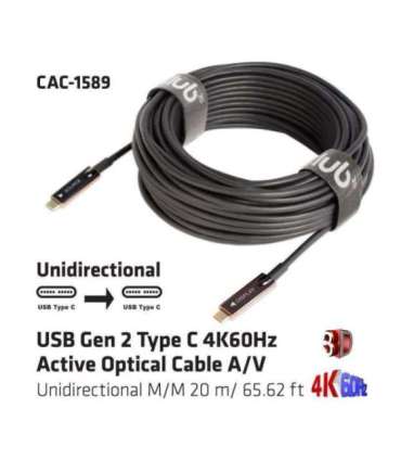 CABLE USB-C 20M/M/M CAC-1589 CLUB3D