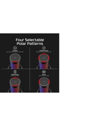 MICROPHONE HYPERX QUADCAST 2 S/BLACK 9A273AA HYPERX