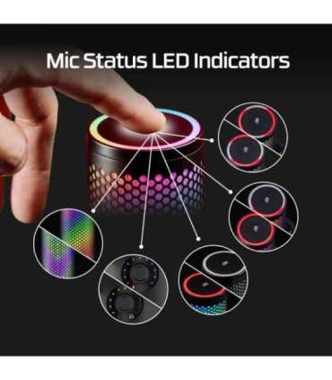 MICROPHONE HYPERX QUADCAST 2 S/BLACK 9A273AA HYPERX