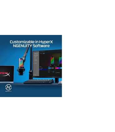 MICROPHONE HYPERX QUADCAST 2 S/BLACK 9A273AA HYPERX