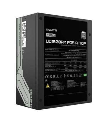 Power Supply|GIGABYTE|GP-UD1600PM PG5|1600 Watts|Efficiency 80 PLUS PLATINIUM|PFC Active|GP-UD1600PMPG5