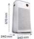 AIR PURIFIER HEPA CA-510PRO/SMART CLEAN AIR OPTIMA