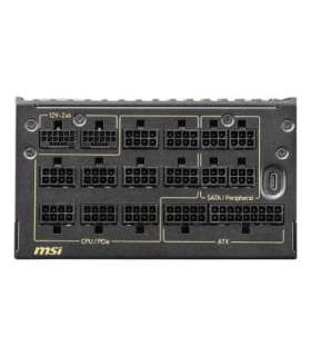 Power Supply|MSI|MEG AI1600T PCIE5|ATX 3.1|1600 Watts|Efficiency 80 PLUS TITANIUM|MEGAI1600TPCIE5