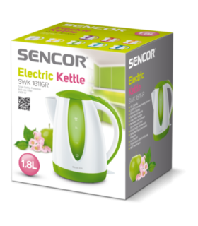 Veekeetja Sencor SWK1811GR, valge/roheline