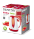 Water kettle Sencor, white/red