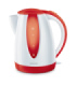 Water kettle Sencor, white/red