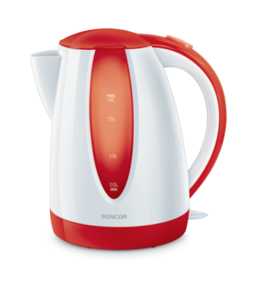 Water kettle Sencor, white/red
