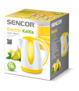 Veekeetja Sencor SWK1816YL, valge/kollane